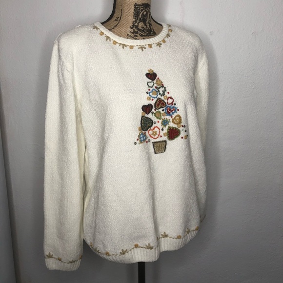 alfred dunner christmas sweatshirts